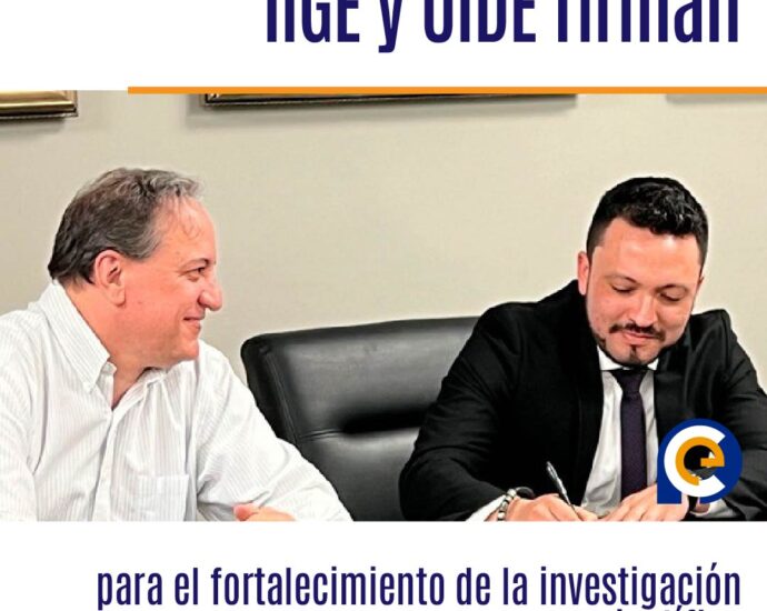 IIGE y UIDE firman para el fortalecimiento de la investigación científica
