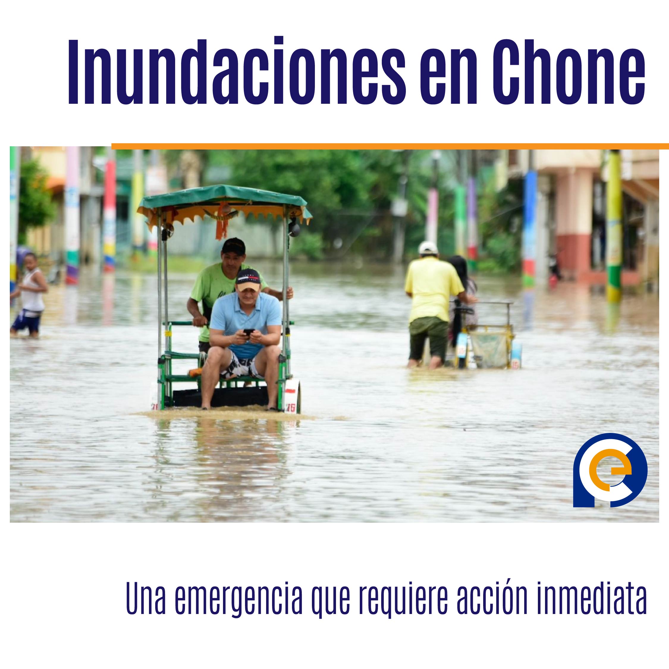Inundaciones en Chone