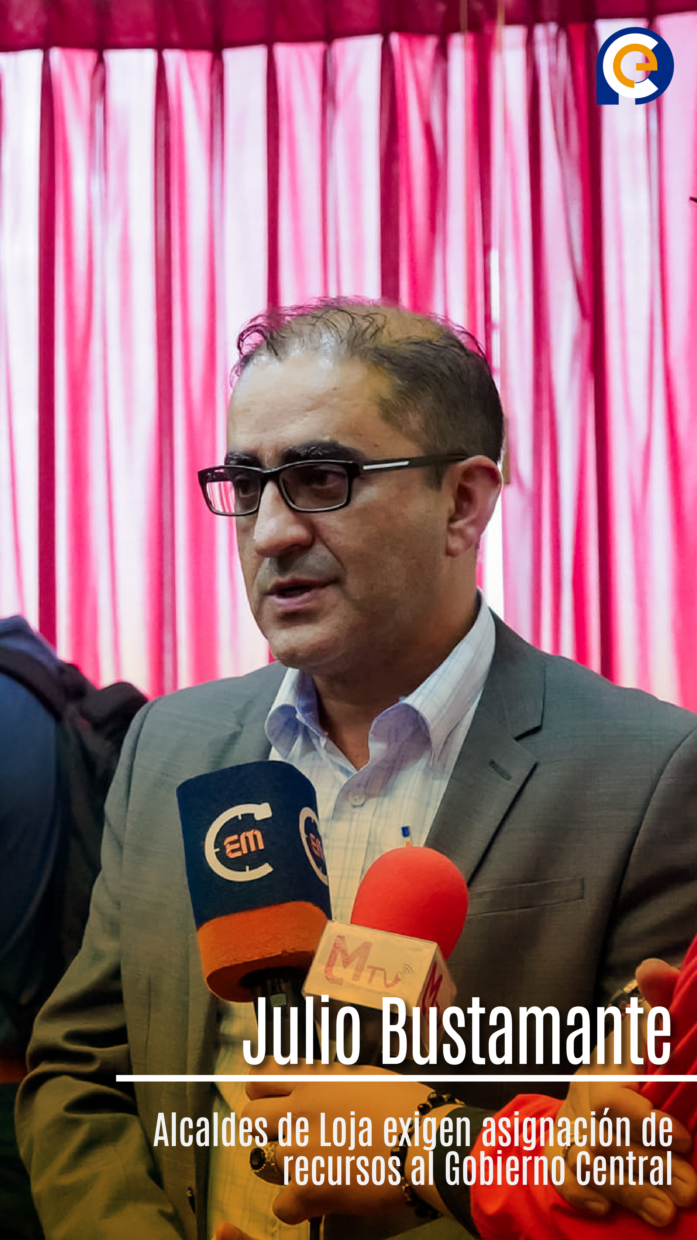 alcalde Julio Bustamante del cantón Celica