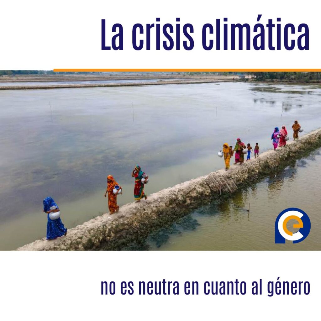 La crisis climática no es neutra en cuanto al género