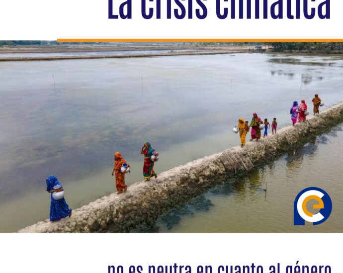 La crisis climática no es neutra en cuanto al género