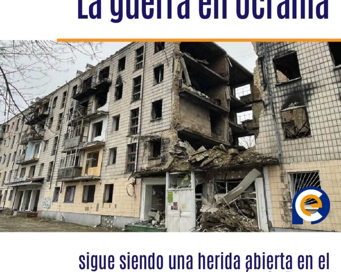 La guerra en Ucrania sigue siendo una herida abierta en el corazón de Europa