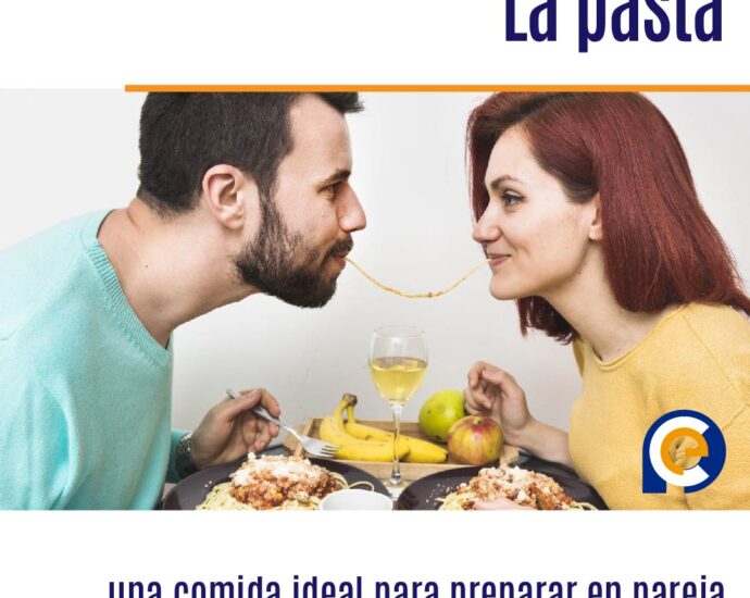 La pasta, una comida ideal para preparar en pareja
