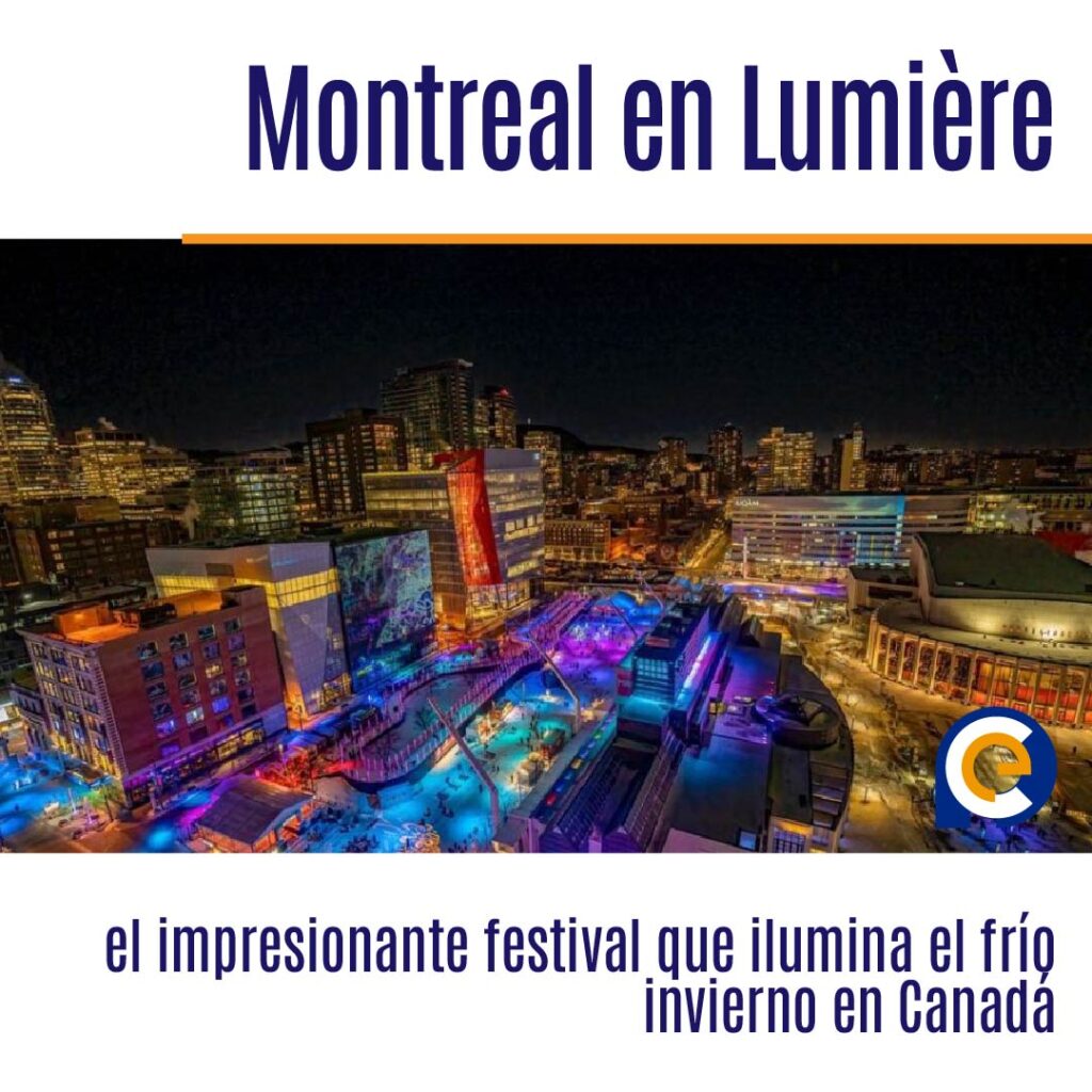 Montreal en Lumière, el impresionante festival que ilumina el frío invierno en Canadá