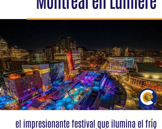 Montreal en Lumière, el impresionante festival que ilumina el frío invierno en Canadá