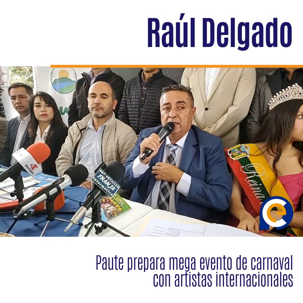 Raúl Delgado Orellana · ALCALDE DE PAUTE