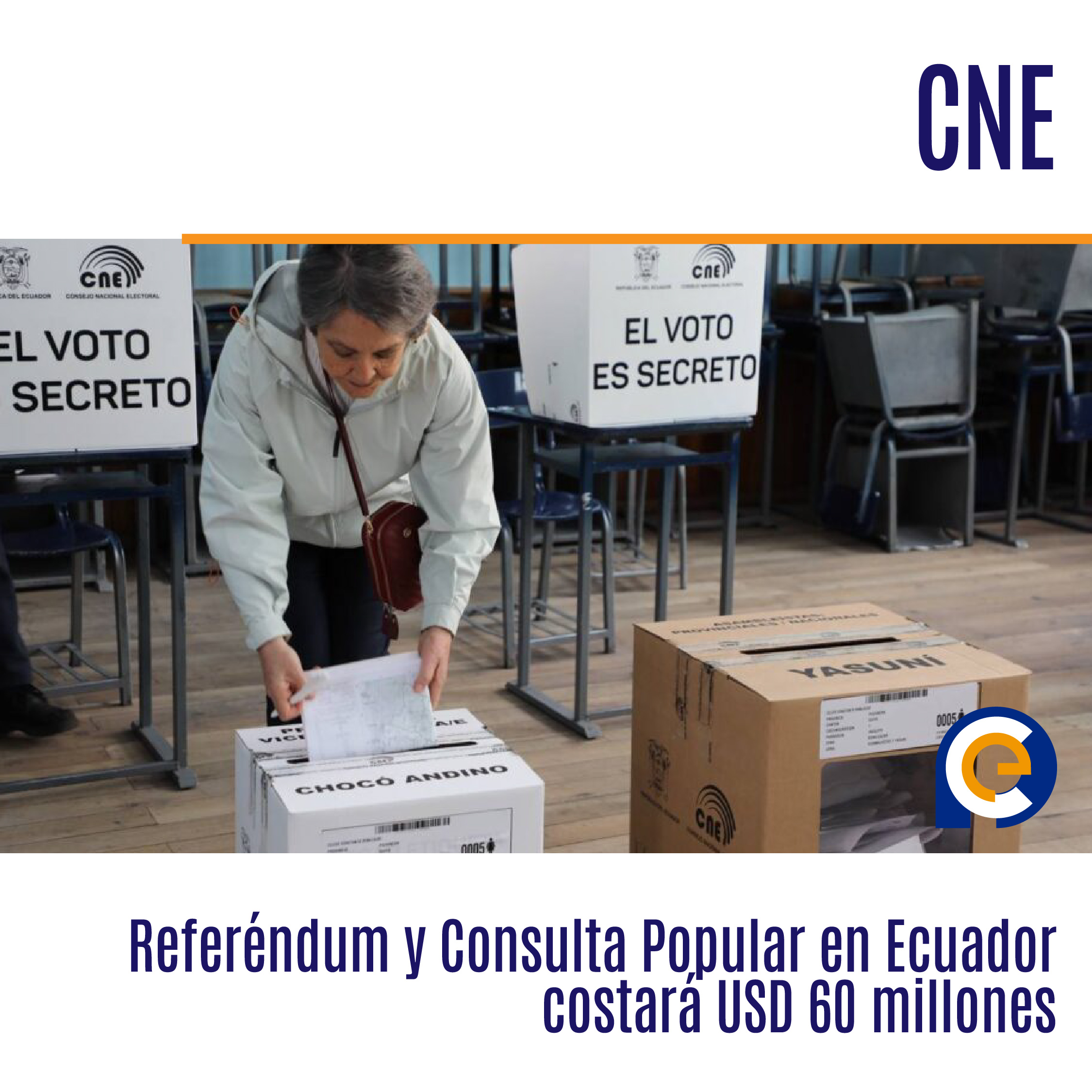 Referéndum y Consulta Popular en Ecuador costará USD 60 millones