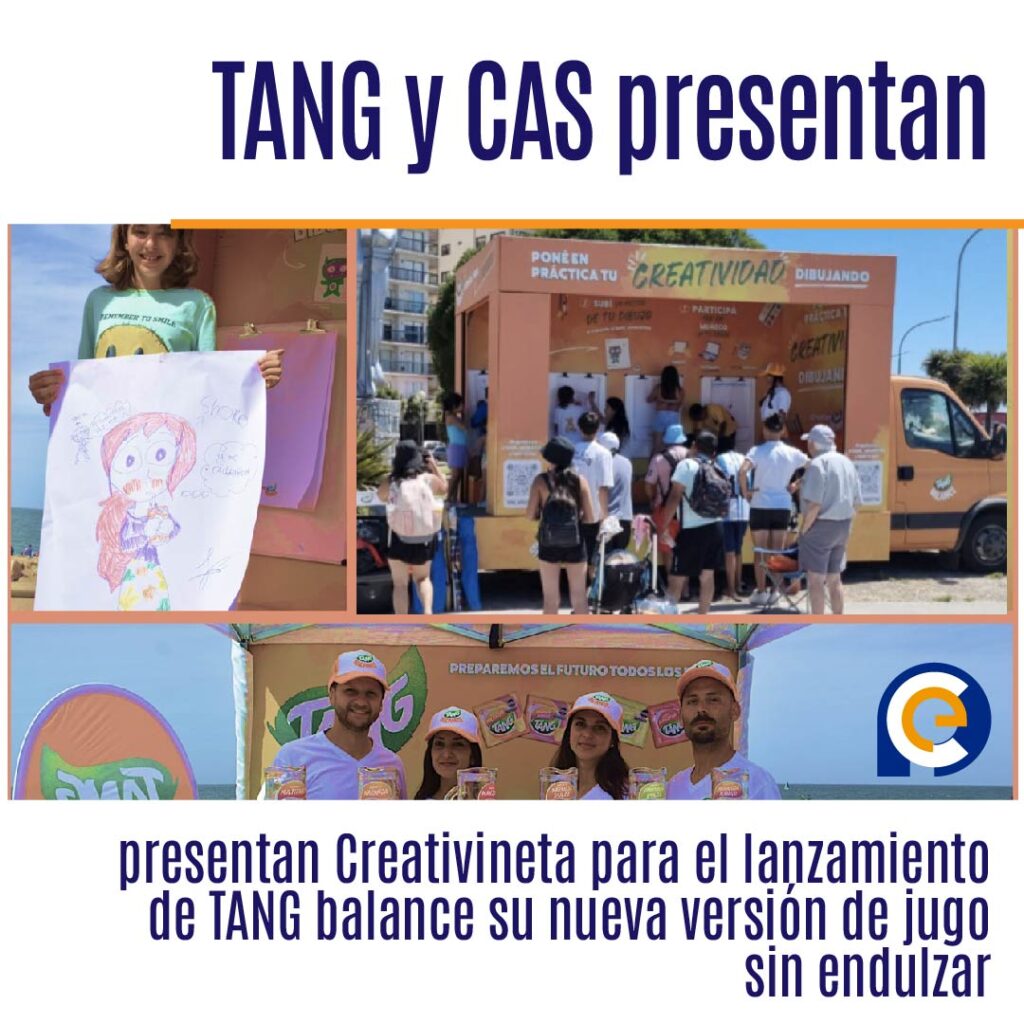 TANG y CAS presentan Creativineta para el lanzamiento de TANG balance su nueva versión de jugo sin endulzar
