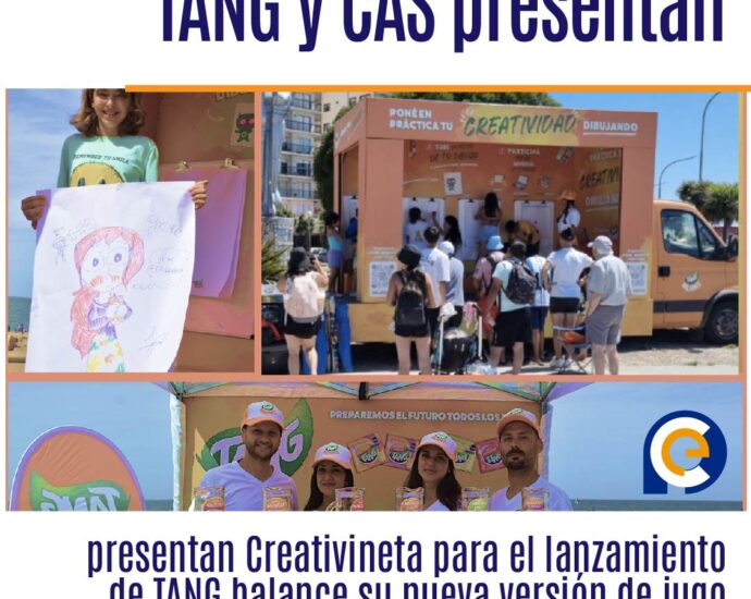 TANG y CAS presentan Creativineta para el lanzamiento de TANG balance su nueva versión de jugo sin endulzar