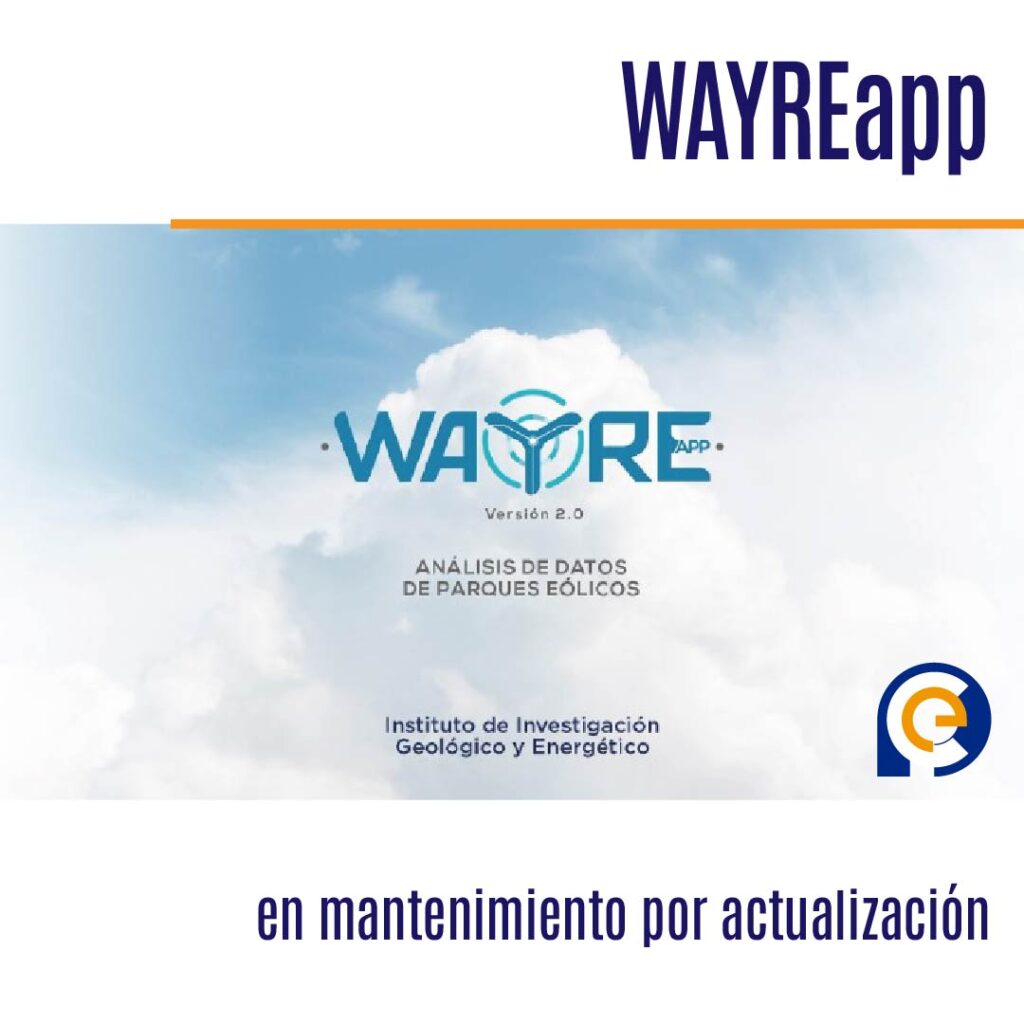 WAYREapp en mantenimiento por actualización