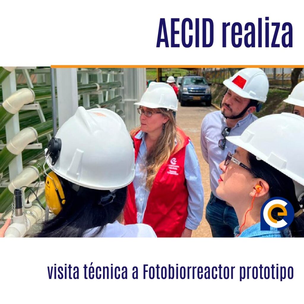 AECID realiza visita técnica a Fotobiorreactor prototipo
