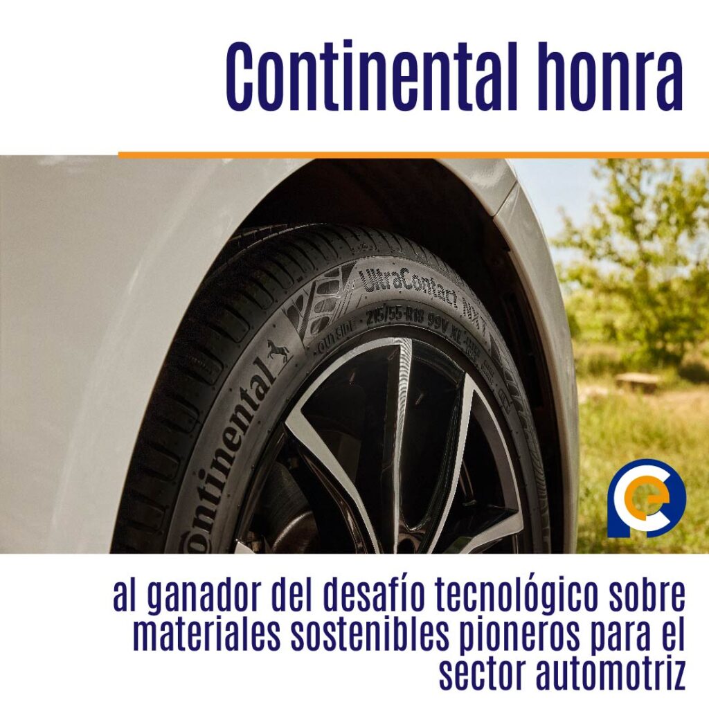 Continental honra al ganador del desafío tecnológico sobre materiales sostenibles pioneros para el sector automotriz