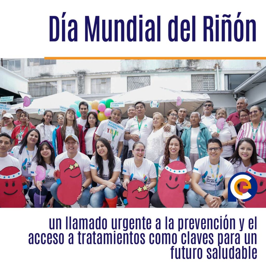 Día Mundial del Riñón un llamado urgente a la prevención y el acceso a tratamientos como claves para un futuro saludable