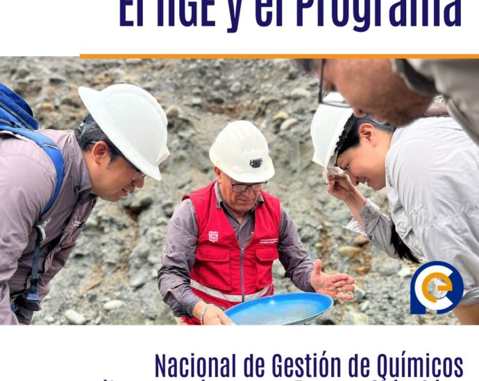 El IIGE y el Programa Nacional de Gestión de Químicos capacitaron a mineros en Zamora Chinchipe