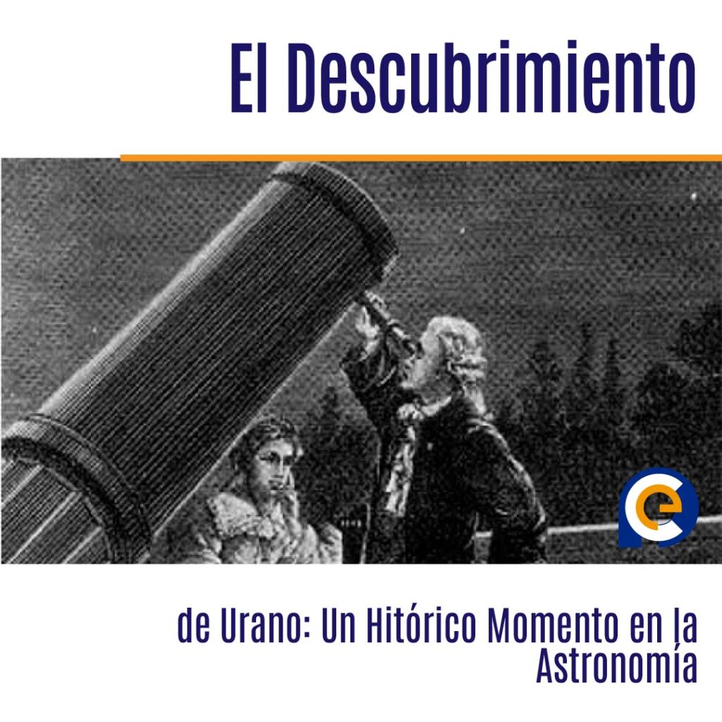 En 1781, William Herschel descubre el planeta Urano