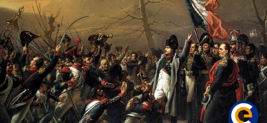 En 1814 da inicio el imperio de los "cien días" de Napoleón