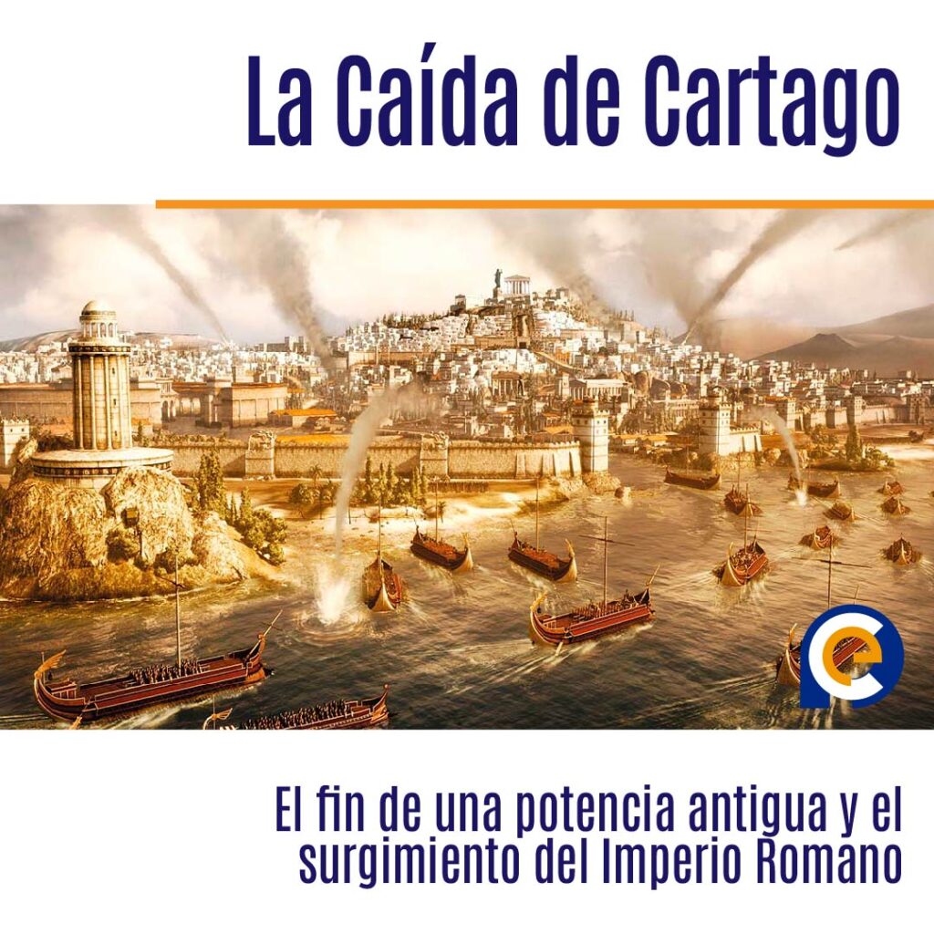 En el 146 a.C. la ciudad de Cartago es destruida por los romanos