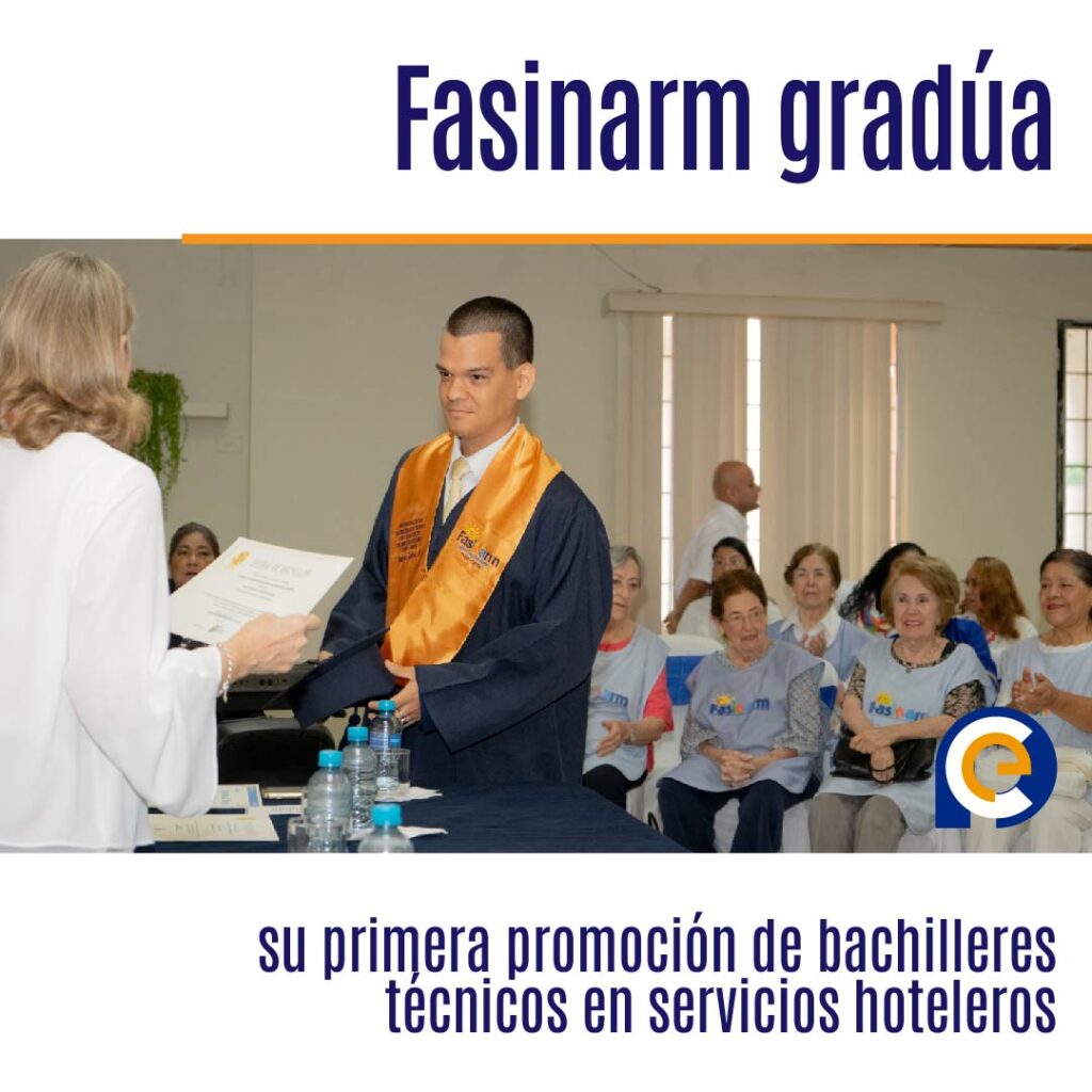 Fasinarm gradúa su primera promoción de bachilleres técnicos en servicios hoteleros