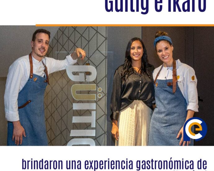 Güitig e Íkaro brindaron una experiencia gastronómica de alto nivel