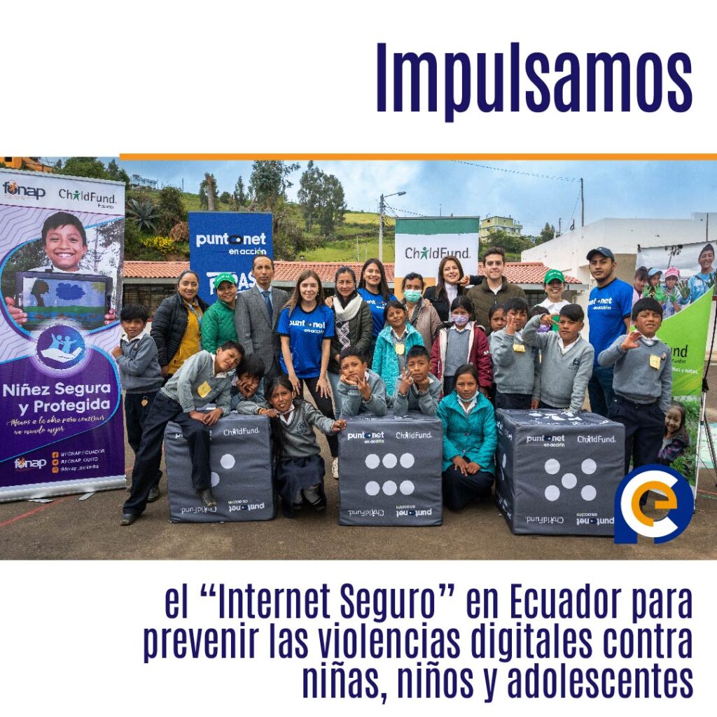 Impulsamos el “Internet Seguro” en Ecuador para prevenir las violencias digitales contra niñas, niños y adolescentes
