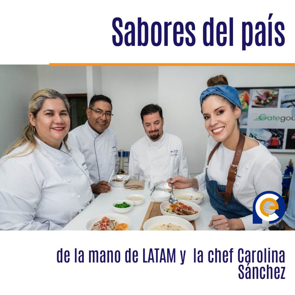 LATAM Ecuador lleva los sabores del país a sus vuelos de la mano de la chef Carolina Sánchez