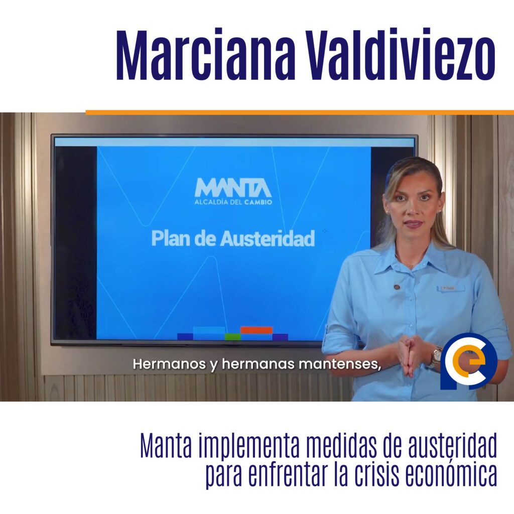 alcaldesa de Manta,  Marciana Valdiviezo 
