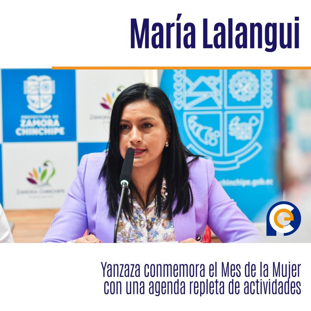  alcaldesa de Yantzaza, María Lalangui