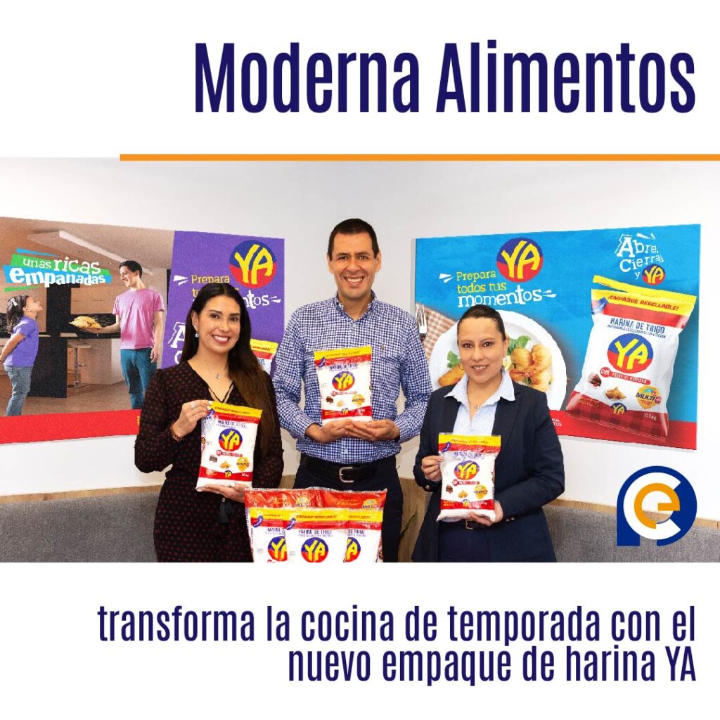 Moderna Alimentos transforma la cocina de temporada con el nuevo empaque de harina YA