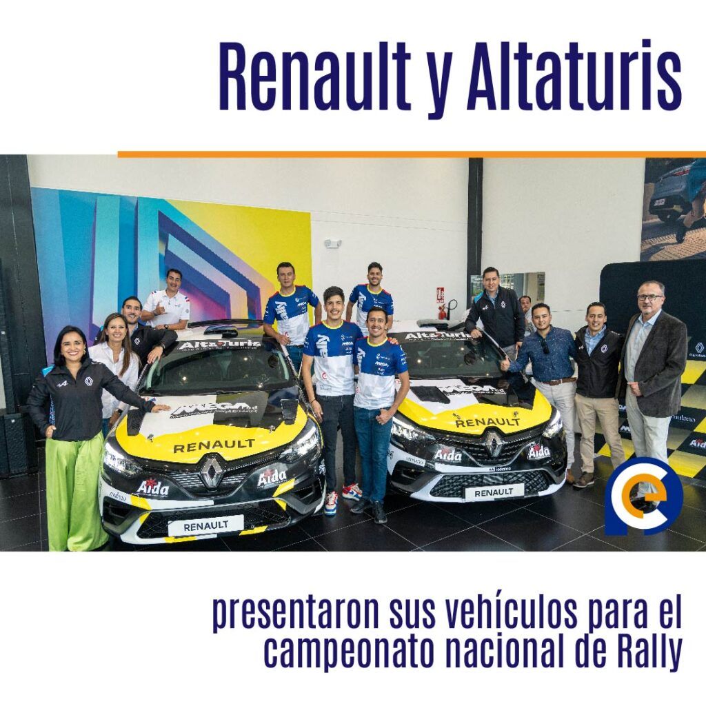 Renault y Altaturis presentaron sus vehículos para el campeonato nacional de Rally