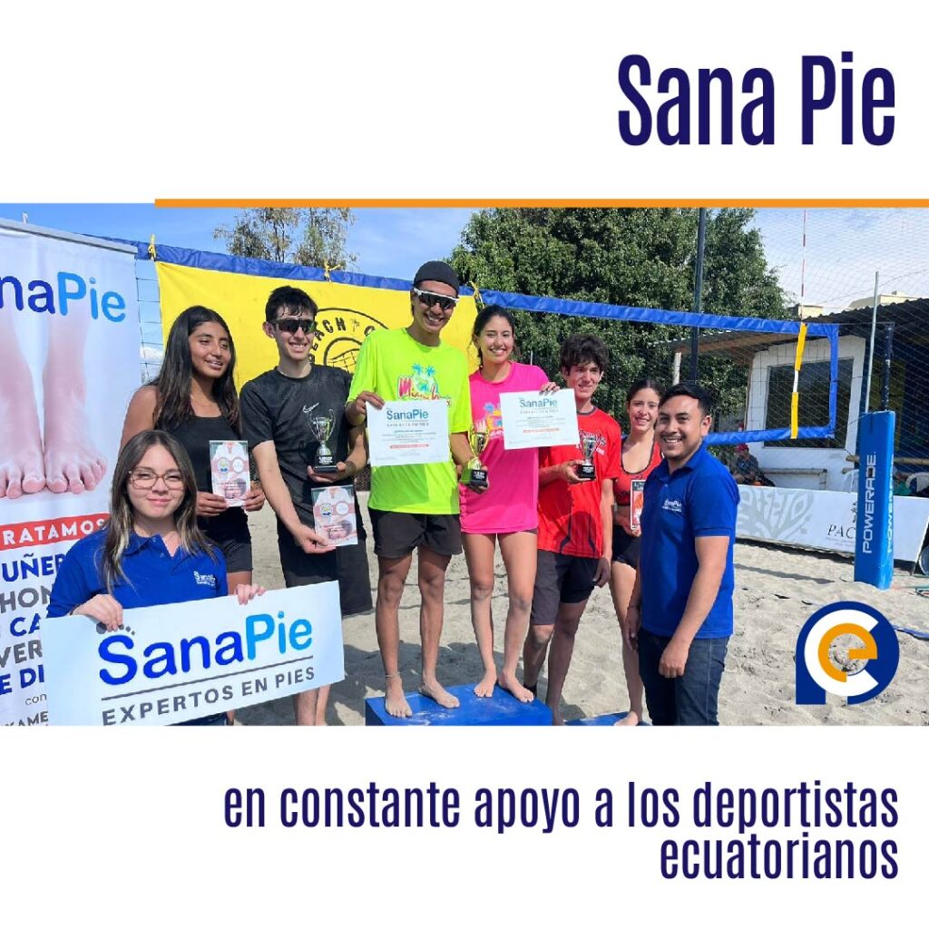 Sana Pie en constante apoyo a los deportistas ecuatorianos