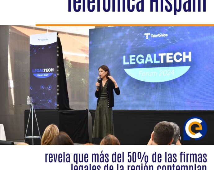 Sondeo de Telefónica Hispam revela que más del 50% de las firmas legales de la región contemplan implementar IA antes de 2026