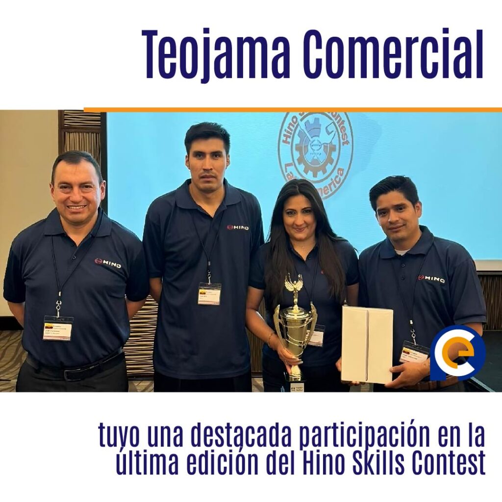 Teojama Comercial tuvo una destacada participación en la última edición del Hino Skills Contest