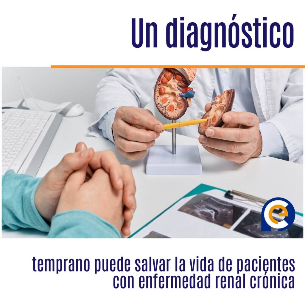 Un diagnóstico temprano puede salvar la vida de pacientes con enfermedad renal crónica