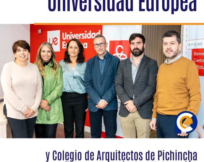 Universidad Europea y Colegio de Arquitectos de Pichincha firman convenio de colaboración para el desarrollo académico y profesional