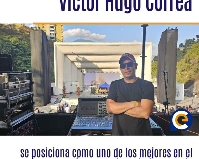 Víctor Hugo Correa se posiciona como uno de los mejores en el área de la ingenieria de audio