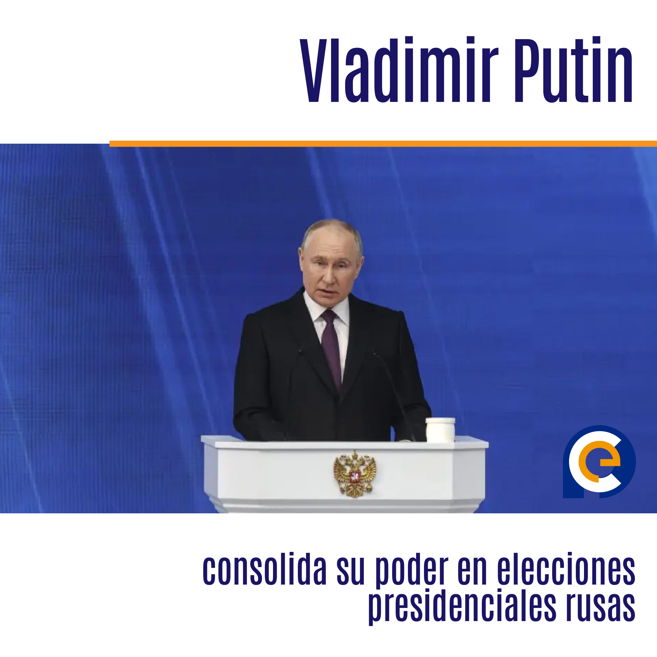 Vladimir Putin, presidente de Rusia