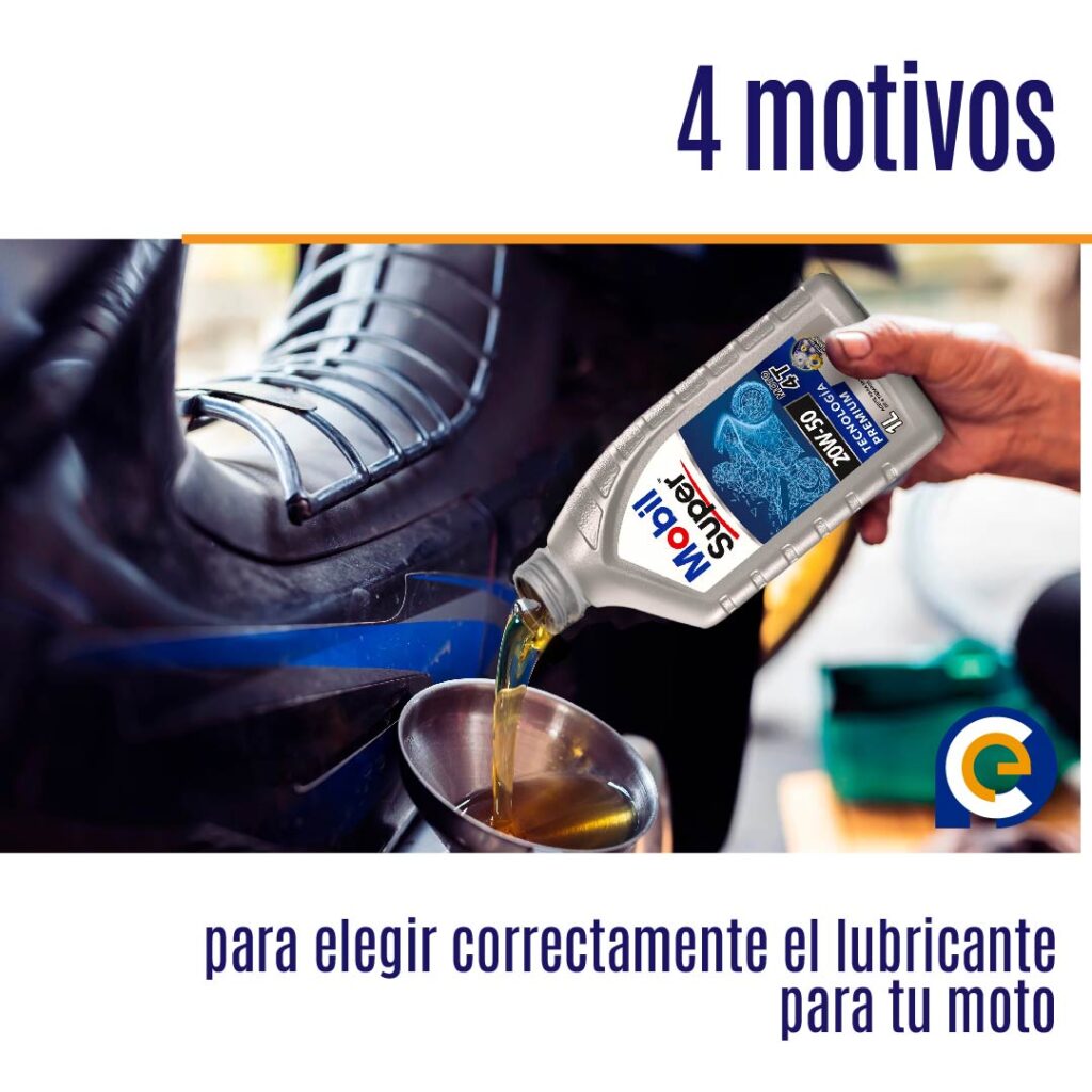4 motivos para elegir correctamente el lubricante para tu moto