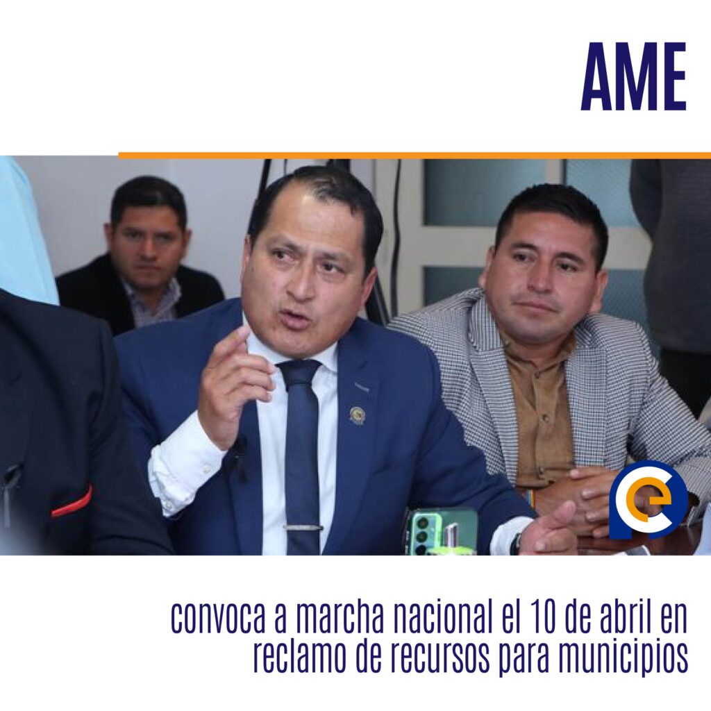 alcalde de Quilanga y presidente de AME regional 7, Juan Carlos Santin. 