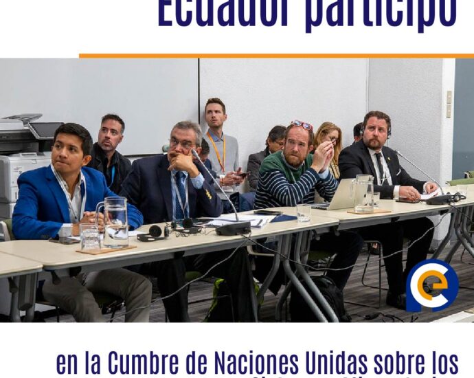 Ecuador participó en la Cumbre de Naciones Unidas sobre los Sistemas Alimentarios