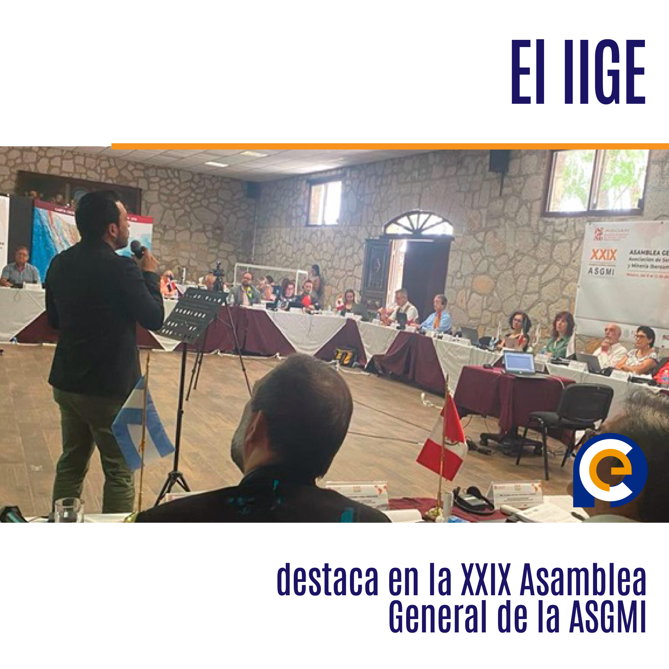 El IIGE destaca en la XXIX Asamblea General de la ASGMI