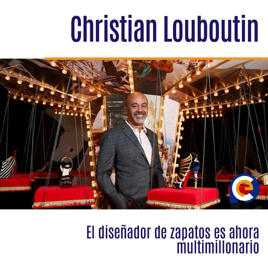 El diseñador de zapatos Christian Louboutin es ahora multimillonario