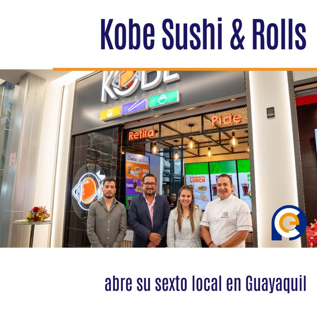Kobe Sushi & Rolls abre su sexto local en Guayaquil