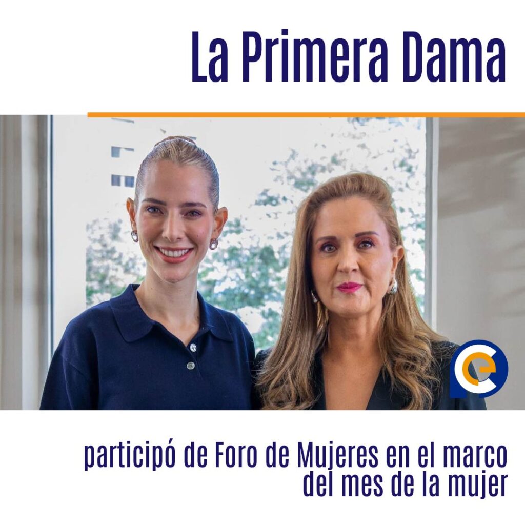 La Primera Dama, Lavinia Valbonesi participó de Foro de Mujeres en el marco del mes de la mujer