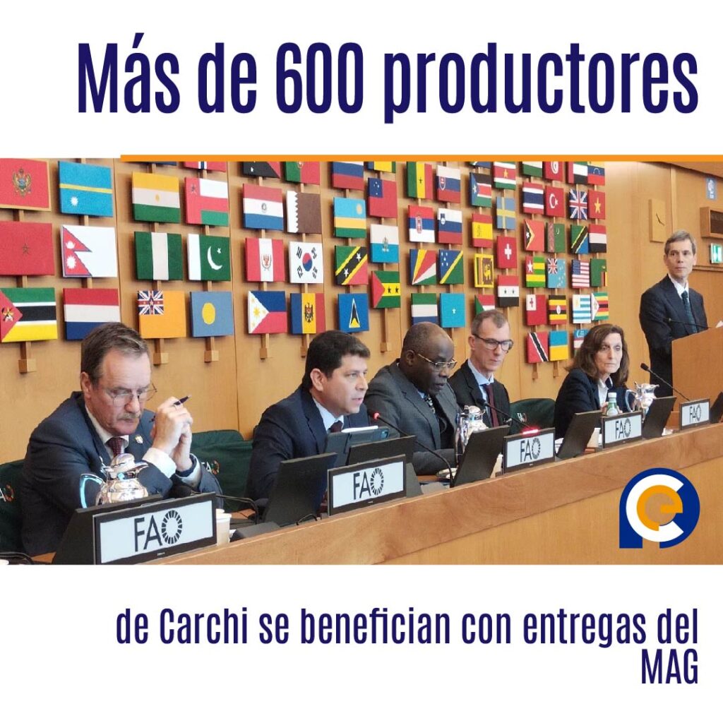 Más de 600 productores de Carchi se benefician con entregas del MAG
