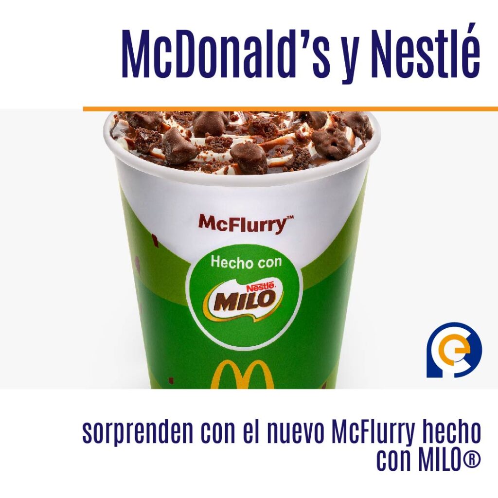 McDonald’s y Nestlé sorprenden con el nuevo McFlurry hecho con MILO®