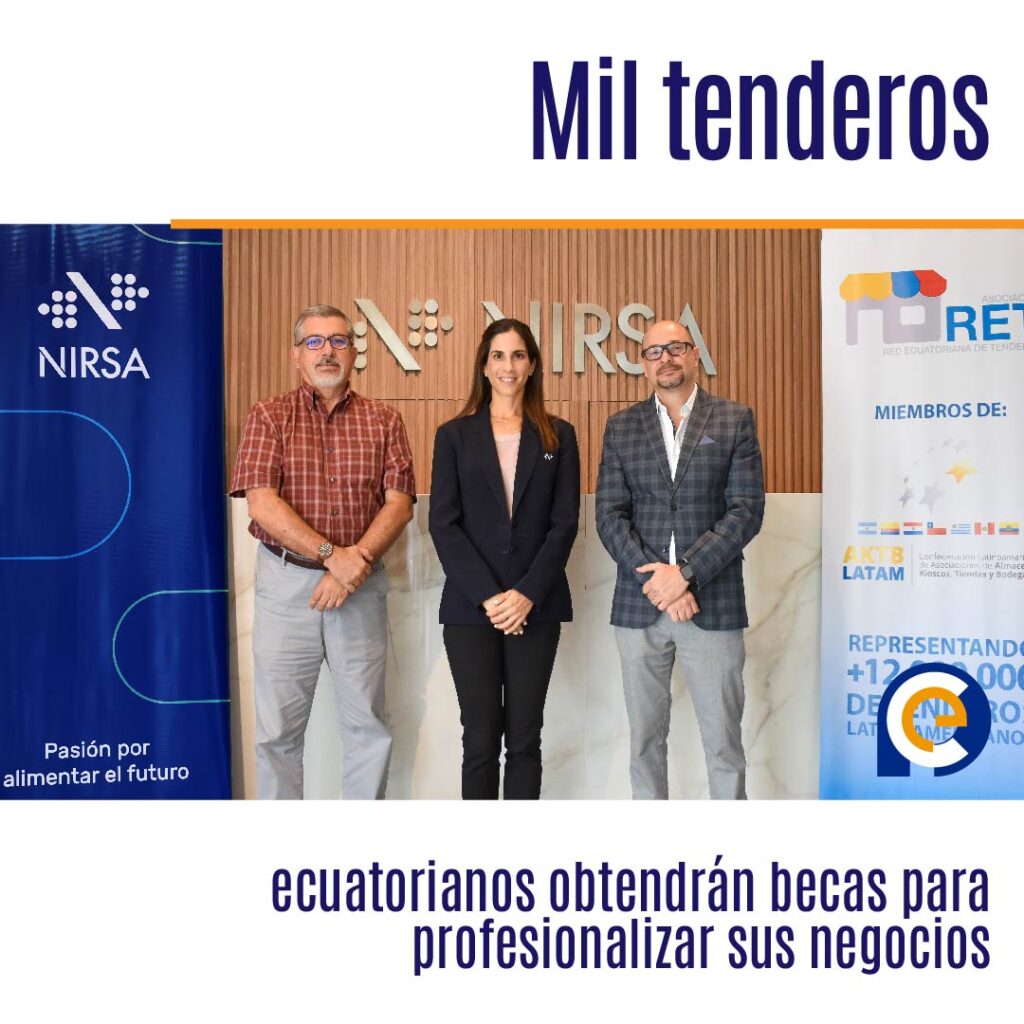 Mil tenderos ecuatorianos obtendrán becas para profesionalizar sus negocios