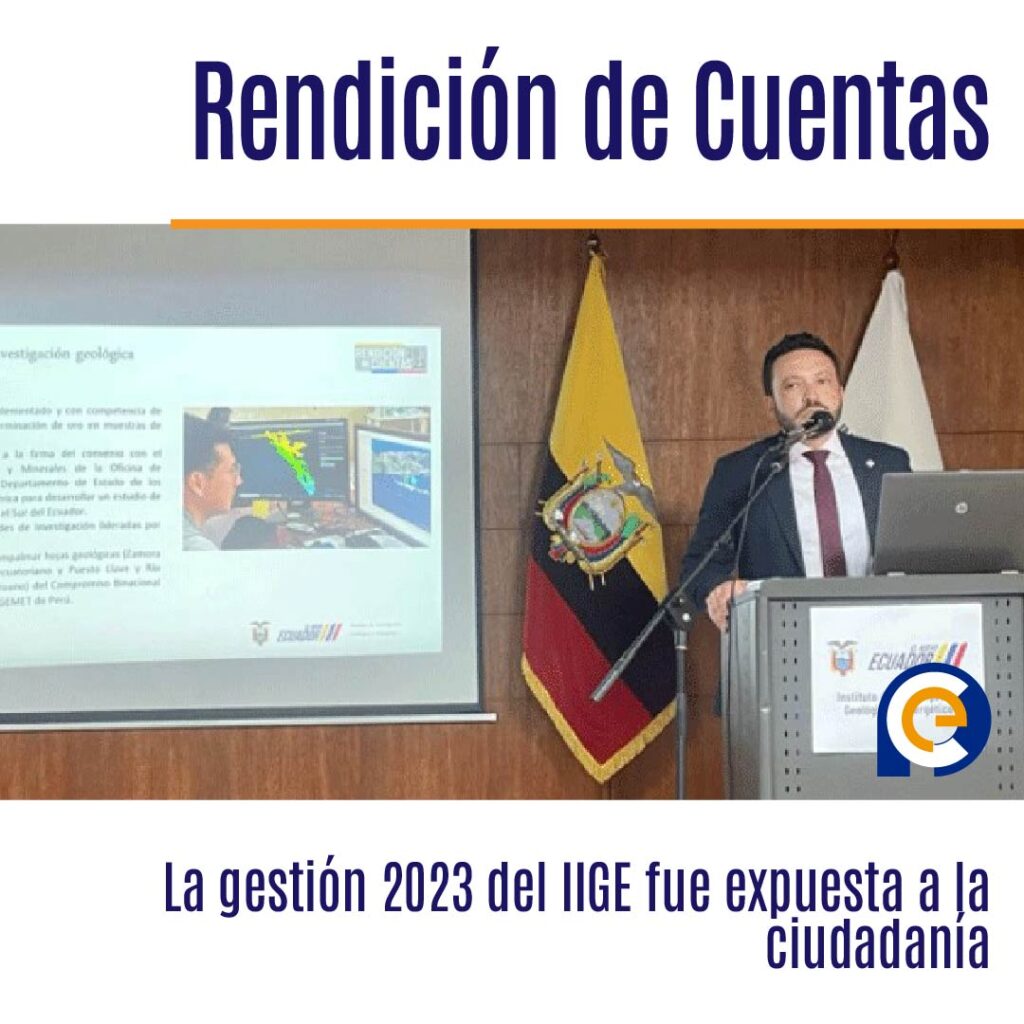 Rendición de Cuentas: La gestión 2023 del IIGE fue expuesta a la ciudadanía