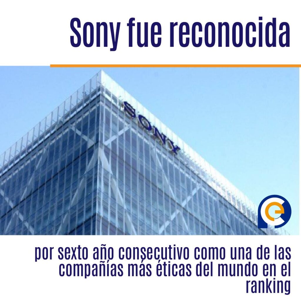 Sony fue reconocida por sexto año consecutivo como una de las compañías más éticas del mundo en el ranking