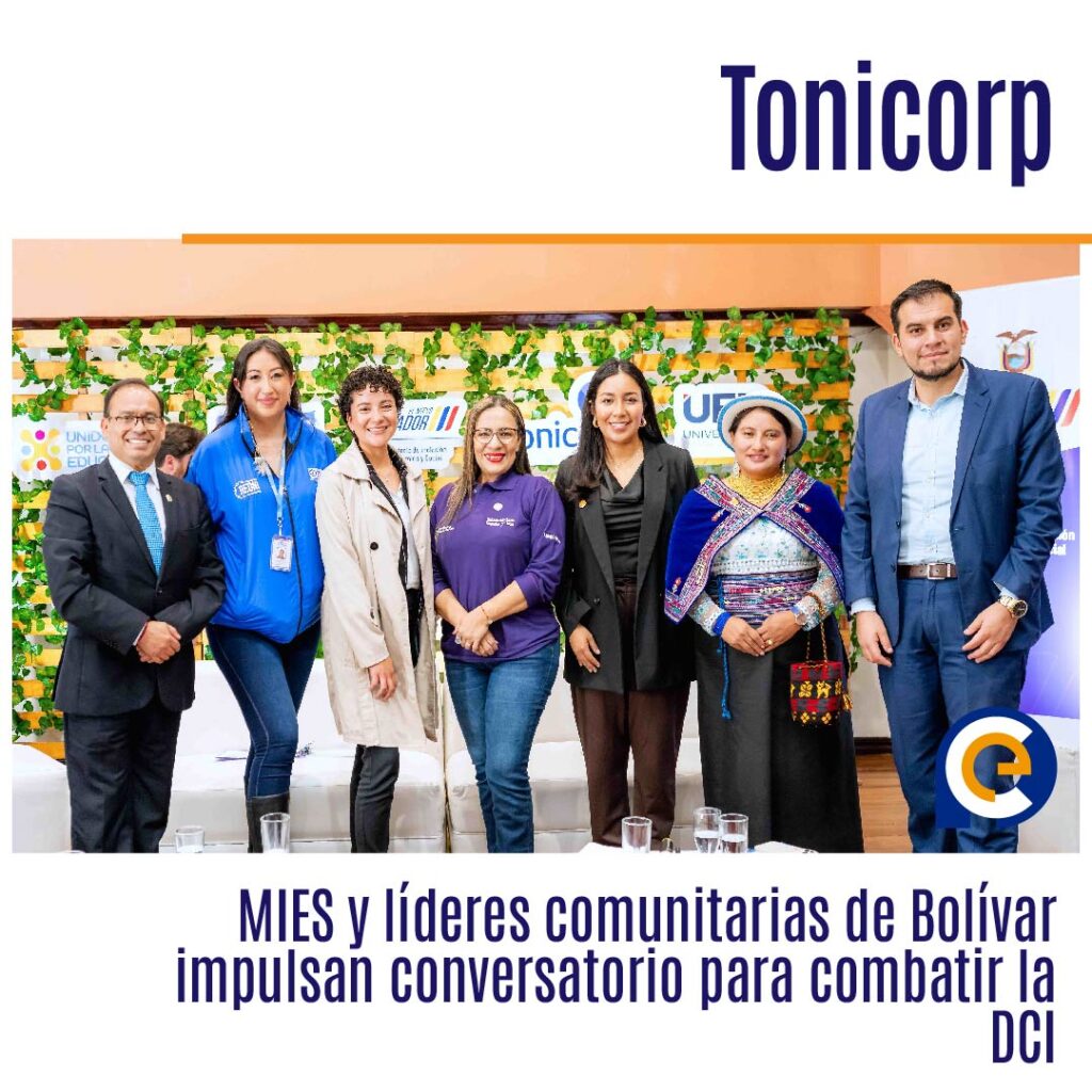 Tonicorp, MIES y líderes comunitarias de Bolívar impulsan conversatorio para combatir la DCI