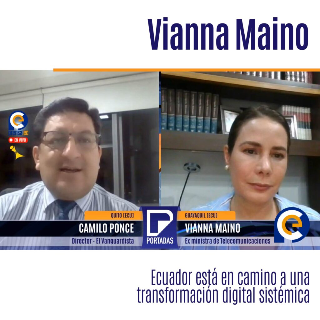 Vianna Maino, Experta digitalización y ex ministra de Telecomunicaciones